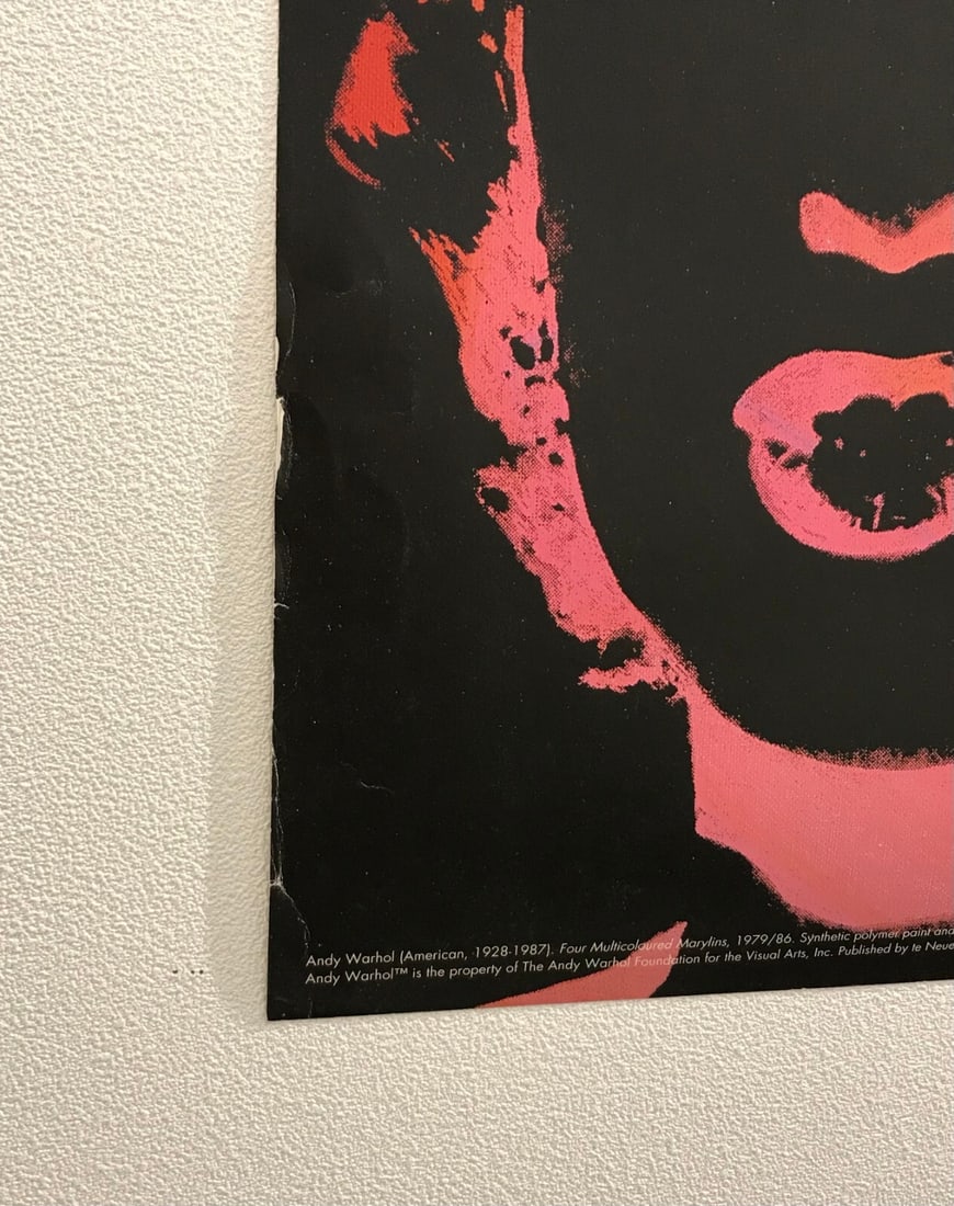 1993 Andy Warhol Montreal Museum of Fine Arts Exhibition Poster 4 Marilyns - 7