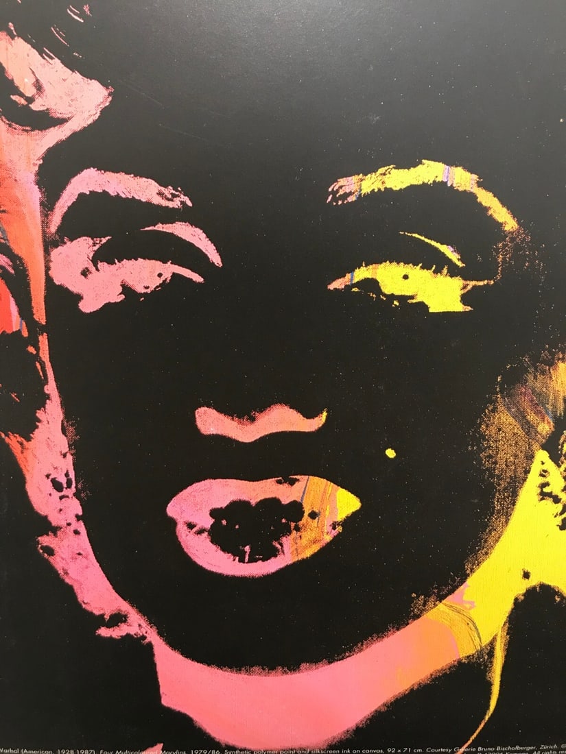 1993 Andy Warhol Montreal Museum of Fine Arts Exhibition Poster 4 Marilyns - 8