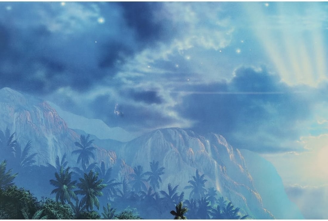 Frame Christian Riese Lassen Serenity Mixed Media Print RC115/ 450 Signed w/ - 7