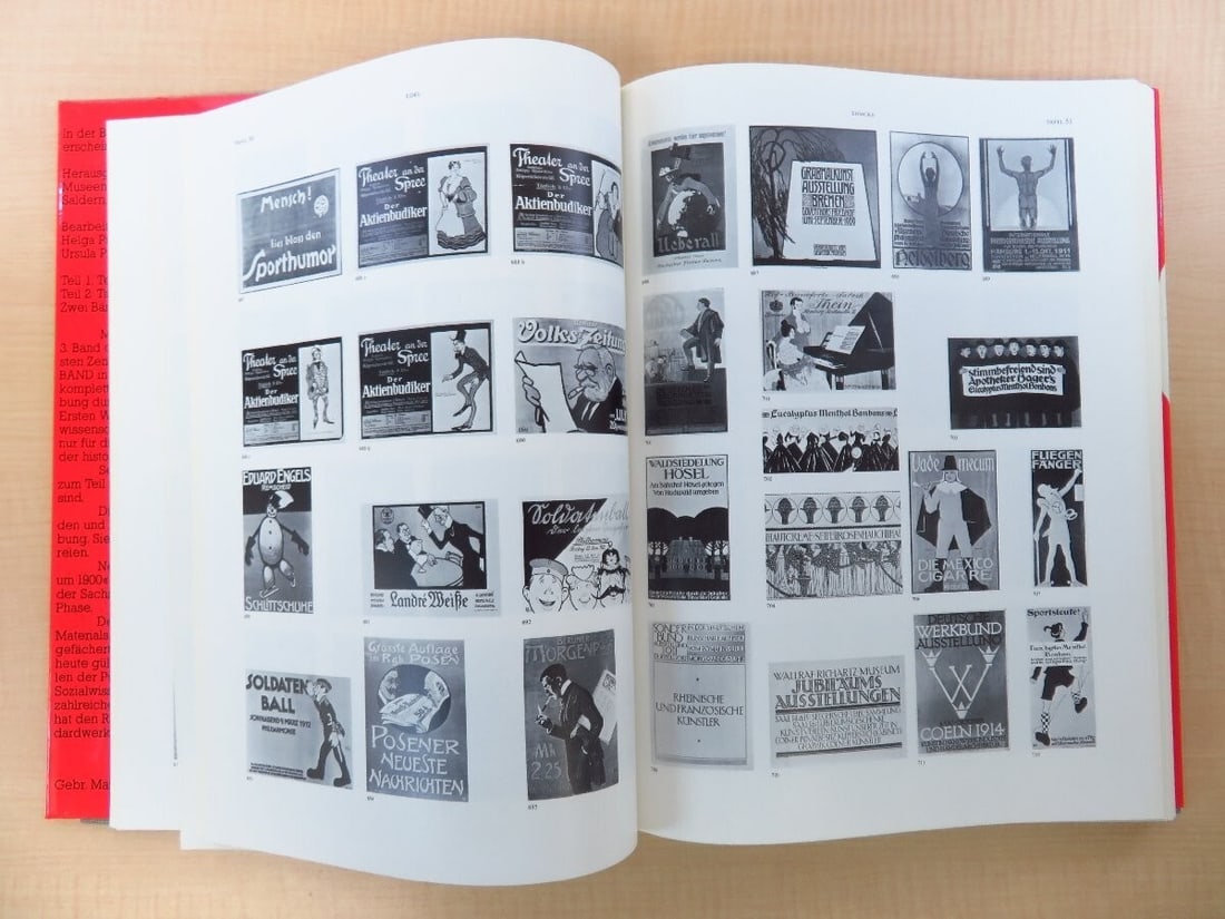 Vol Das fruehe Plakat in Europa und den USA Bestandskatalog III Deutschland 2 - 4