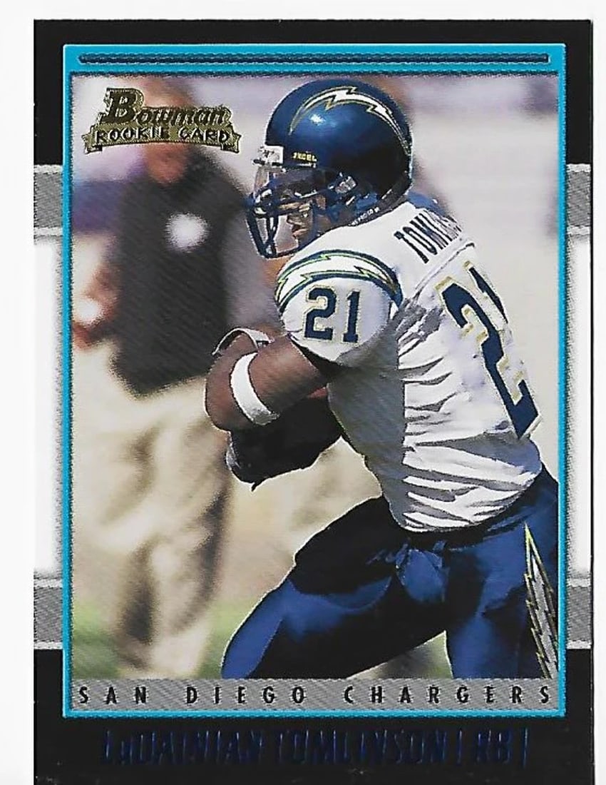 Card LaDainian Tomlinson 2001 Topps #210 Bowman Rookie (1 of 2)