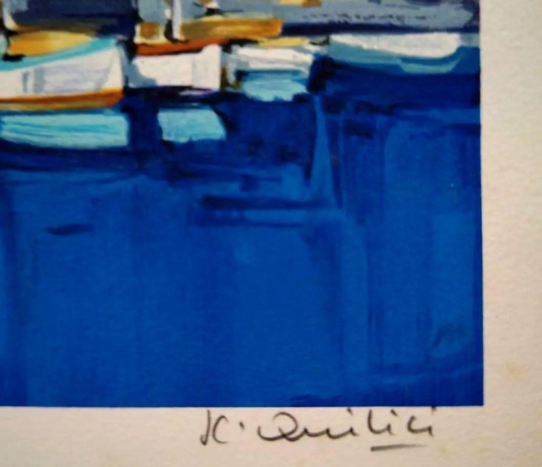Corsica Original Serigraph Print Signed Numbered - Jean Claude Quilici (French) - 7