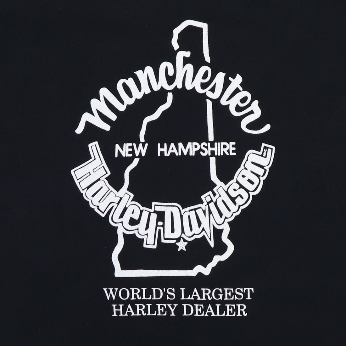 Shirt 1980s Harley Davidson New Hampshire - 5