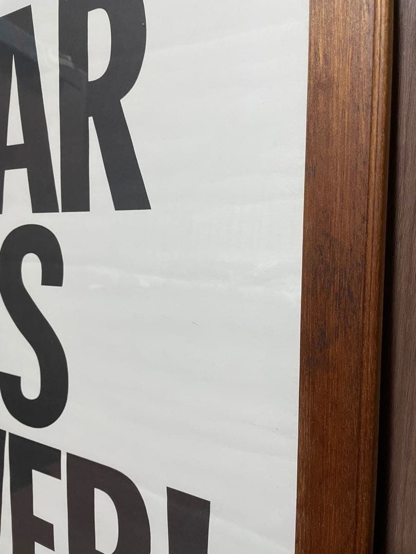 from 1969 - WAR IS OVER! Original poster - extremely rare - 3