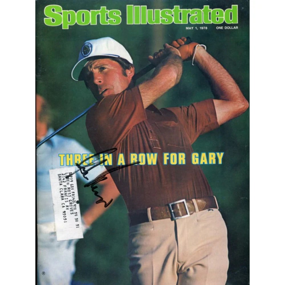 Magazine Gary Player Autographed Sports Illustrated (1 of 1)