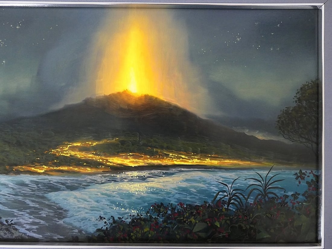 fo Walfrido Garcia Trail to New Life Original Oil Painting Signed 12x24 Framed - 3