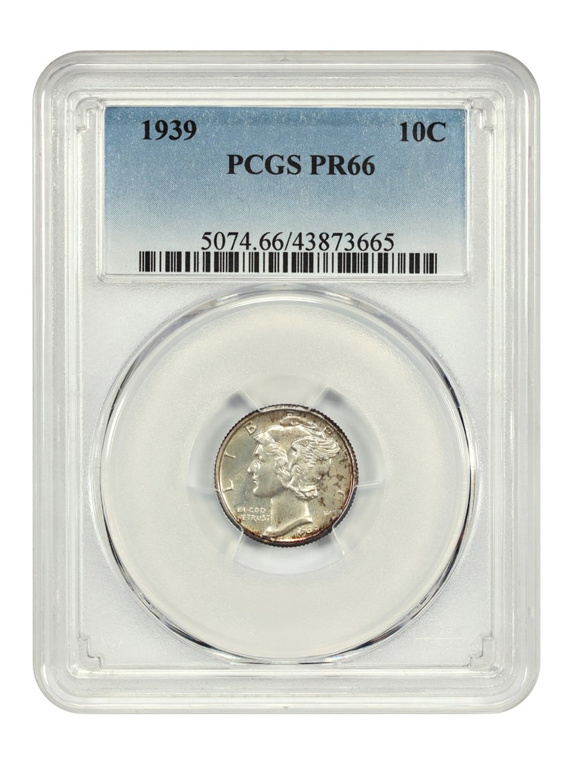 Mercury Dime - 1939 10C PCGS PR66 (1 of 4)