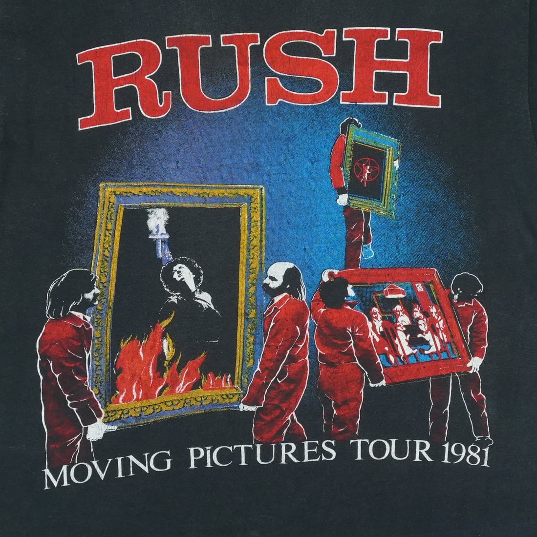 Shirt 1981 Rush Moving Pictures Tour - 3