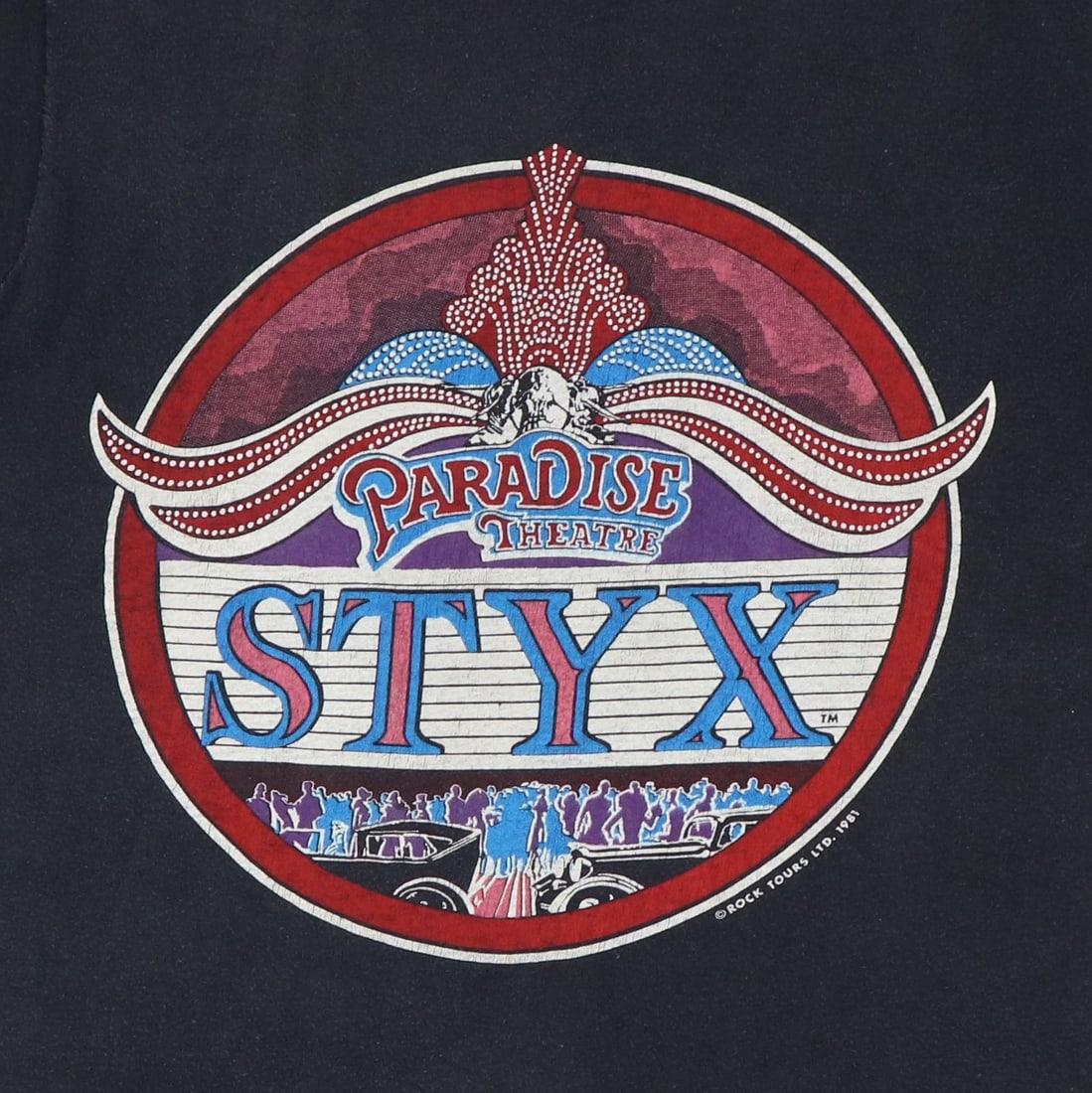 Shirt 1981 Styx Paradise Theatre - 3
