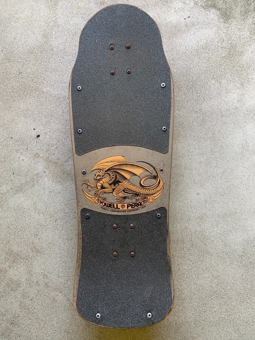 OG Vintage 80s Powell Peralta Tony Hawk Old Skull Skateboard Deck - 8