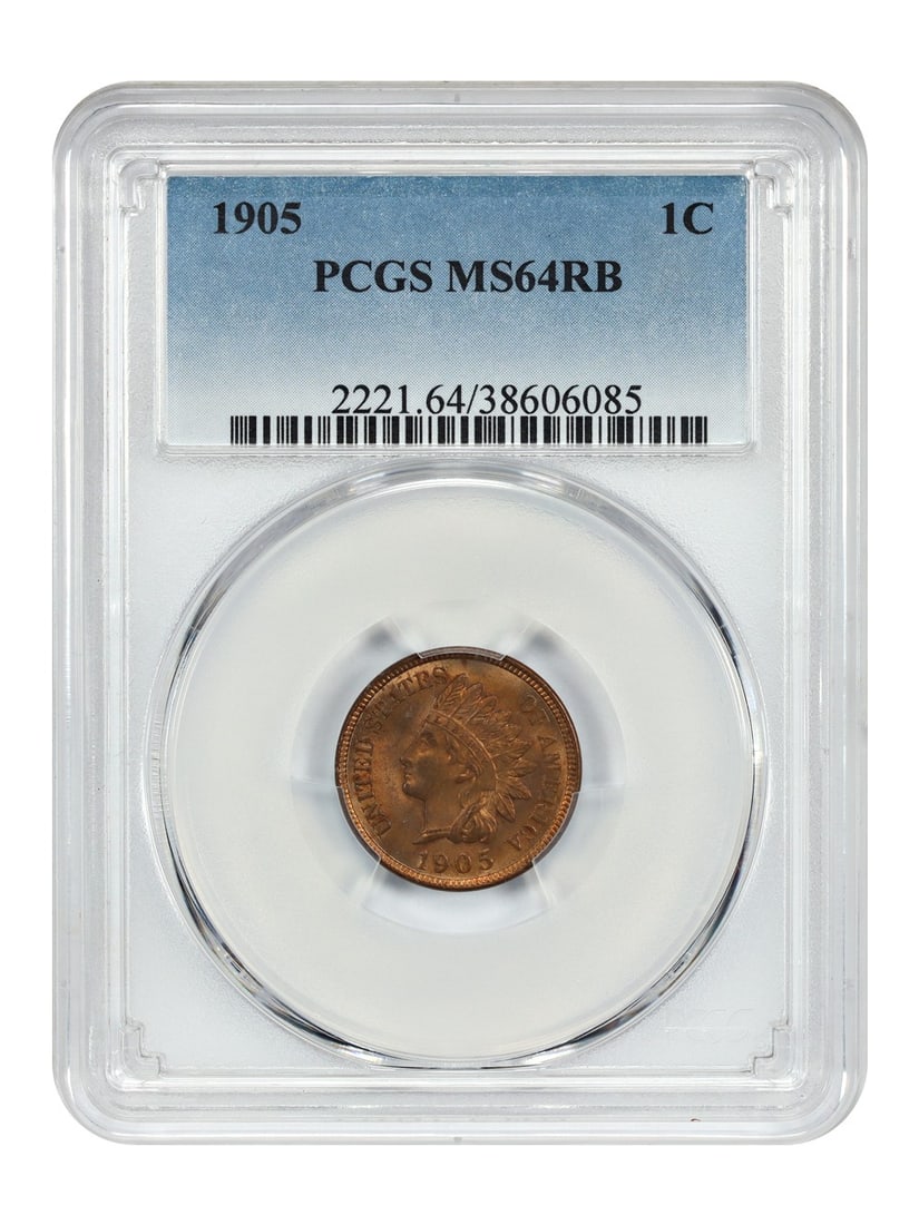 Indian Cent - 1905 1C PCGS MS64RB: Indian Cent - 1905 1C PCGS MS64RB This listing features Indian Cent - 1905 1C PCGS MS64RB. Item specifics are provided below. Item Specifics: Certification: PCGS Certification Number: 38606085