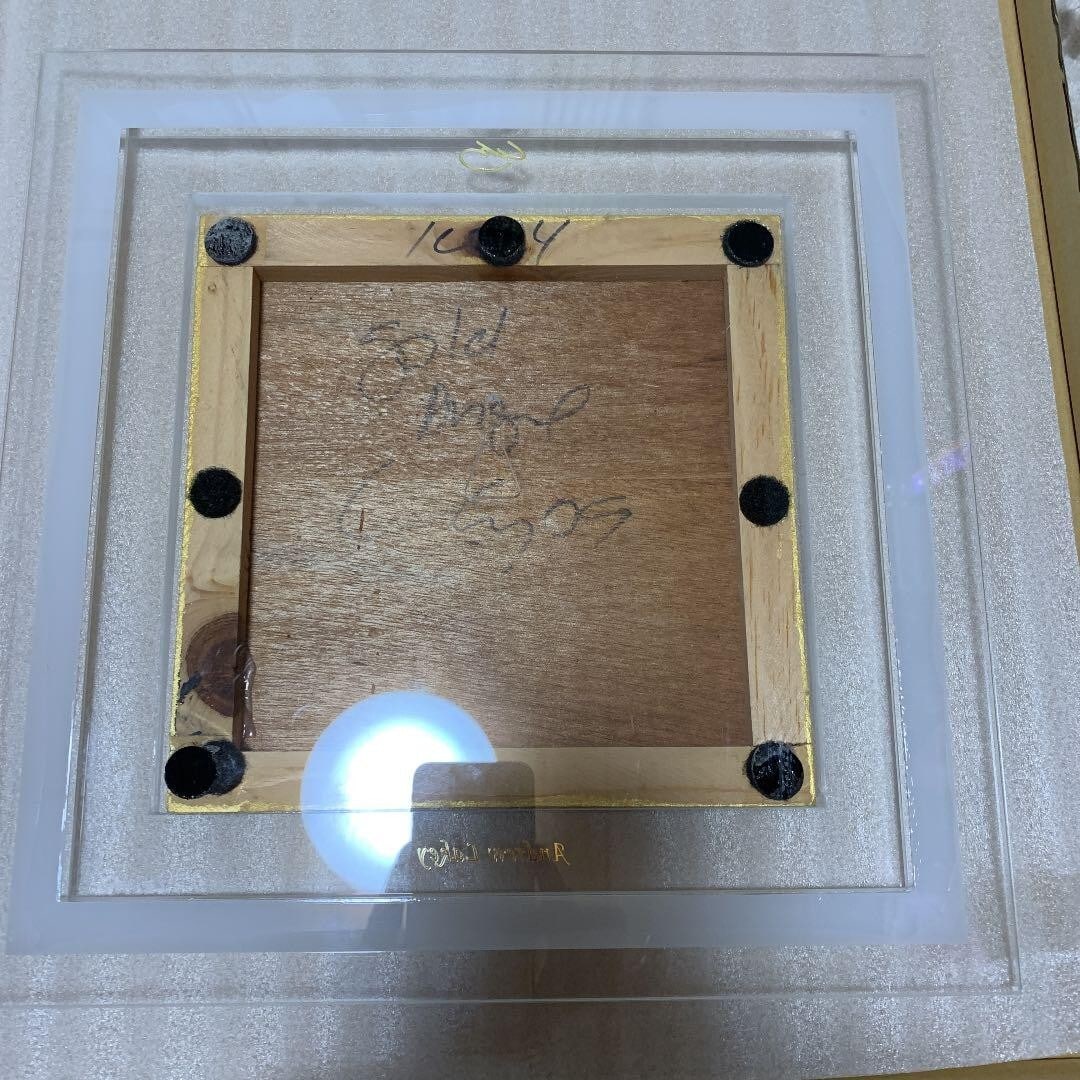 Painting Andy Lakey Gold Angel Painting Original Acrylic - 4