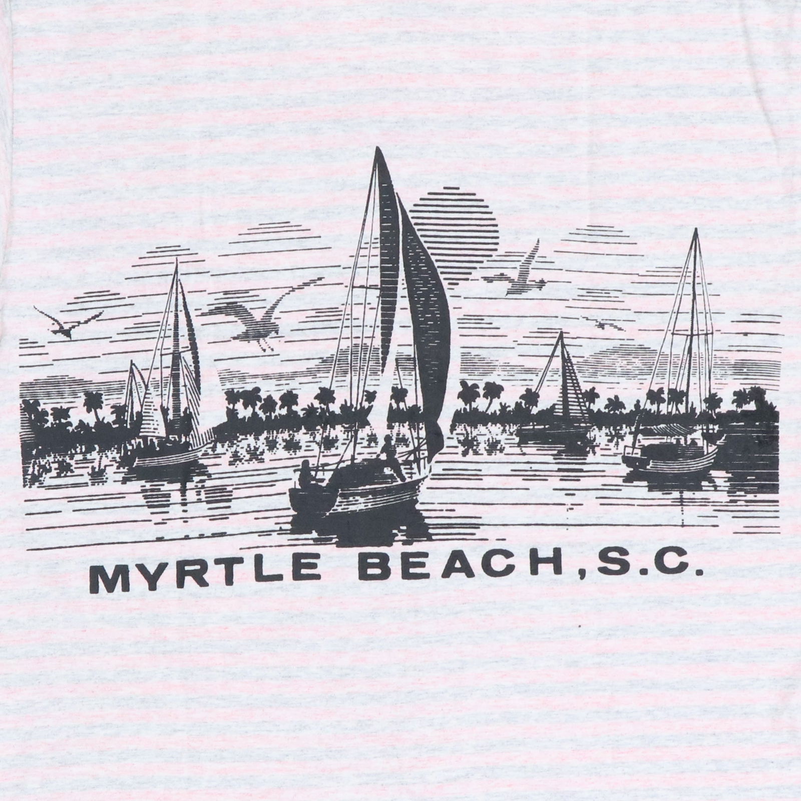 Shirt 1980s Myrtle Beach Striped - 5