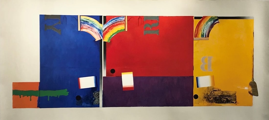 Art Jasper Johns Pop Art Poster Serigraph Lithograph MID CENTURY Modern (1 of 9)