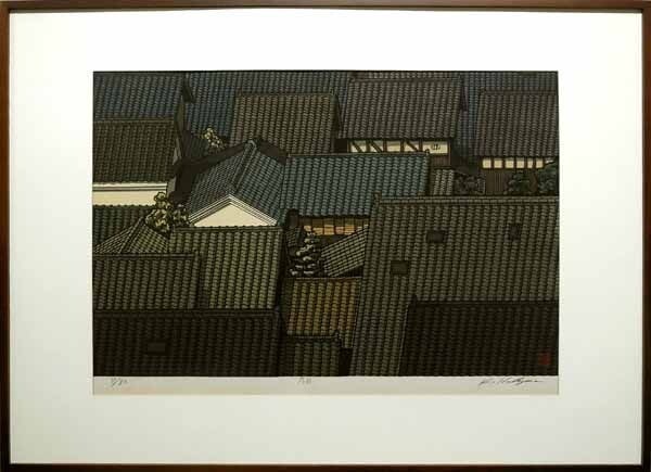 ED80 KATSUYUKI NISHIJIMA "Jinjitsu" Woodblock Print Edition Signed (1 of 5)