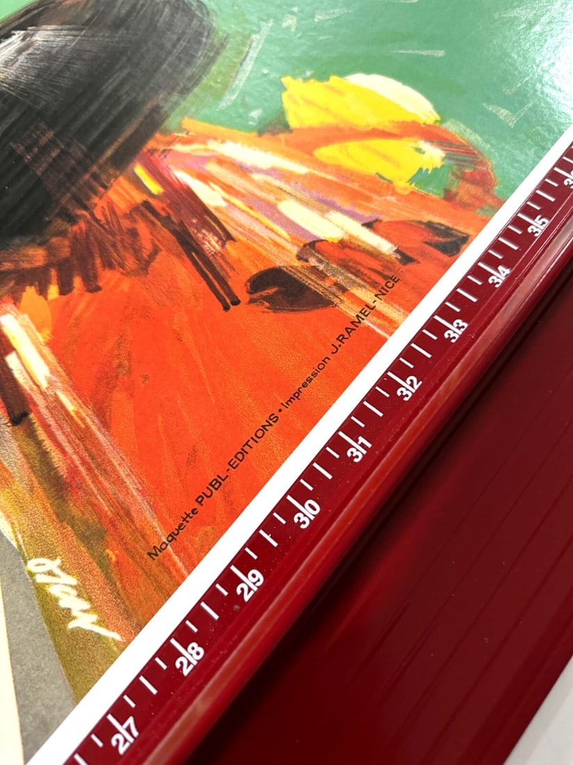 Poster Monaco Grand Prix 1964 J May J Ramel Vintage Automobile Racing - 5