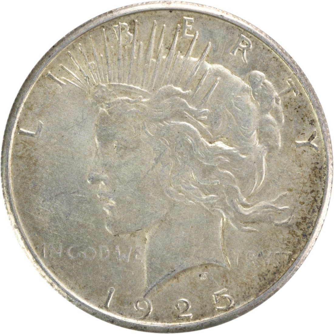 Uncertified 1925-S Peace Silver Dollar AU Slider (1 of 2)