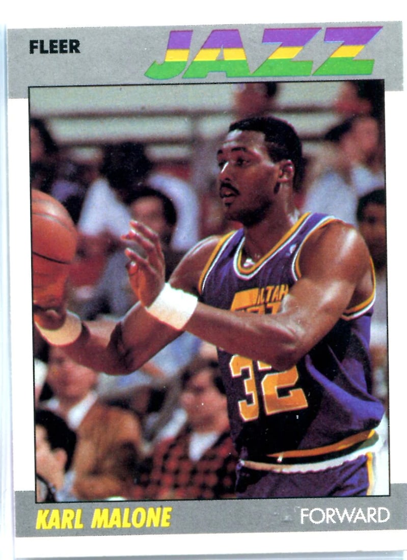 Card Karl Malone 1987 Fleer (1 of 1)