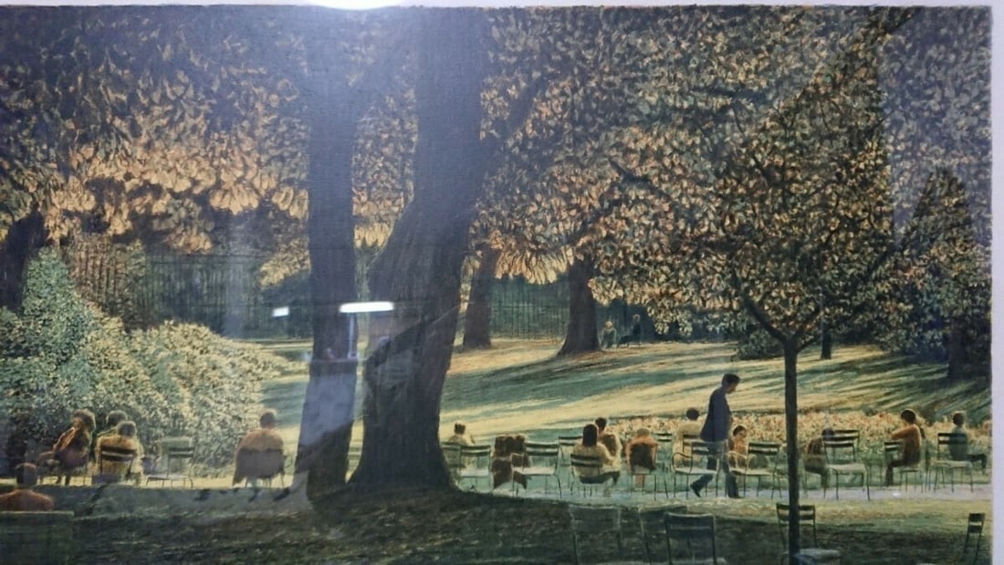 Late Afternoon Original Lithograph Signed Framed Numbered NY - Harold Altman - 4