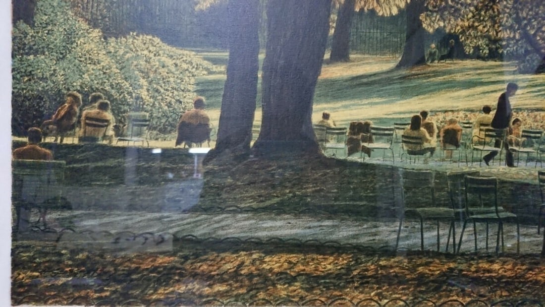 Late Afternoon Original Lithograph Signed Framed Numbered NY - Harold Altman - 6