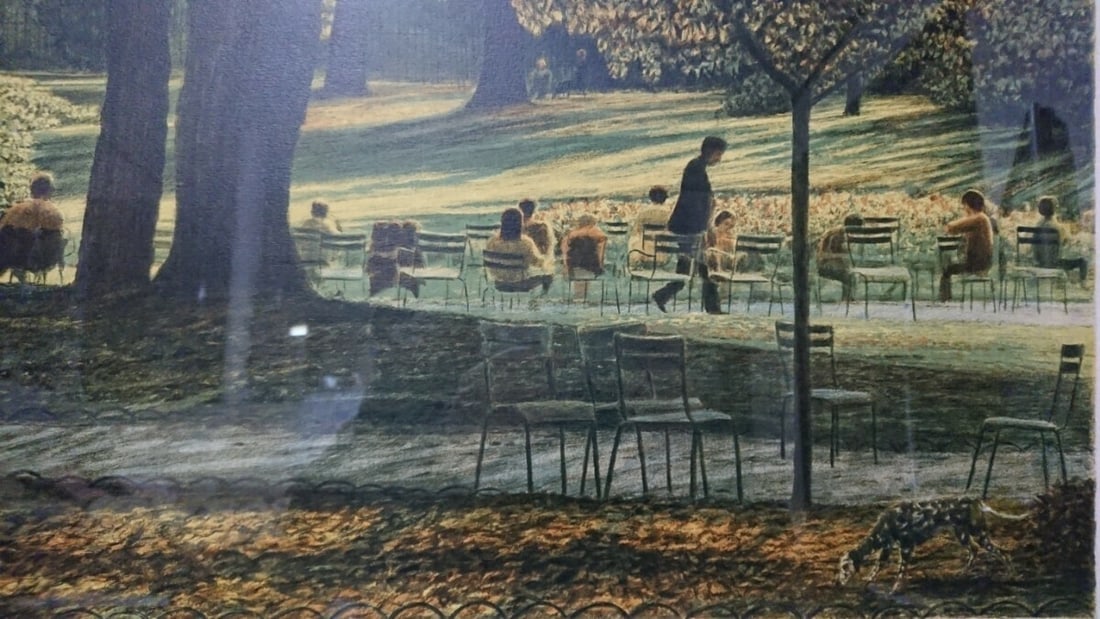 Late Afternoon Original Lithograph Signed Framed Numbered NY - Harold Altman - 7