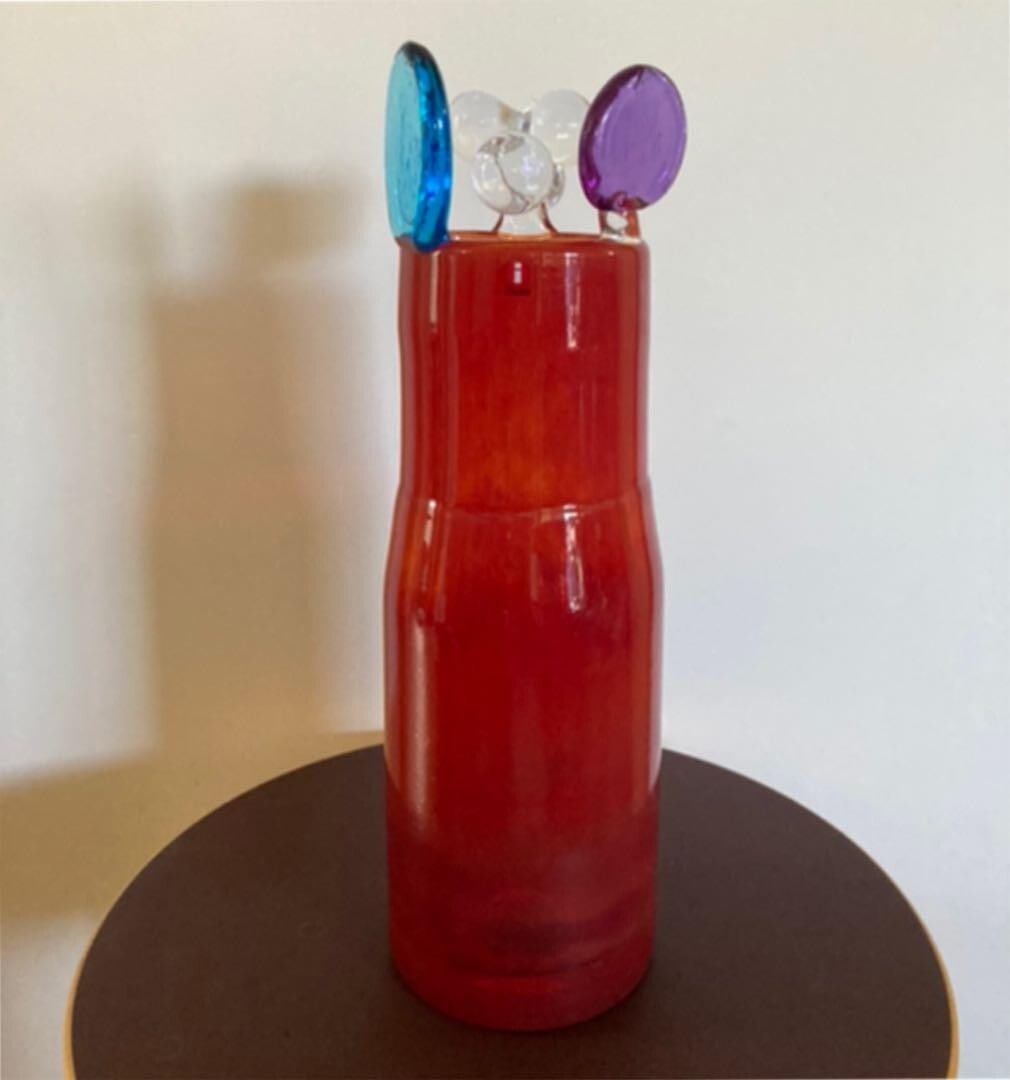 new Pampula vase 290 Scope A type red Iittala Pompom (1 of 6)