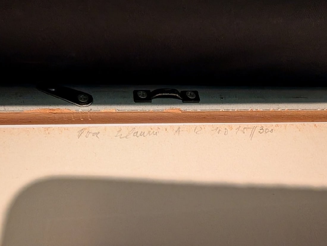 Framed Karel Bene Dva Klauni Clown Lithograph Signed Czech Art - 6