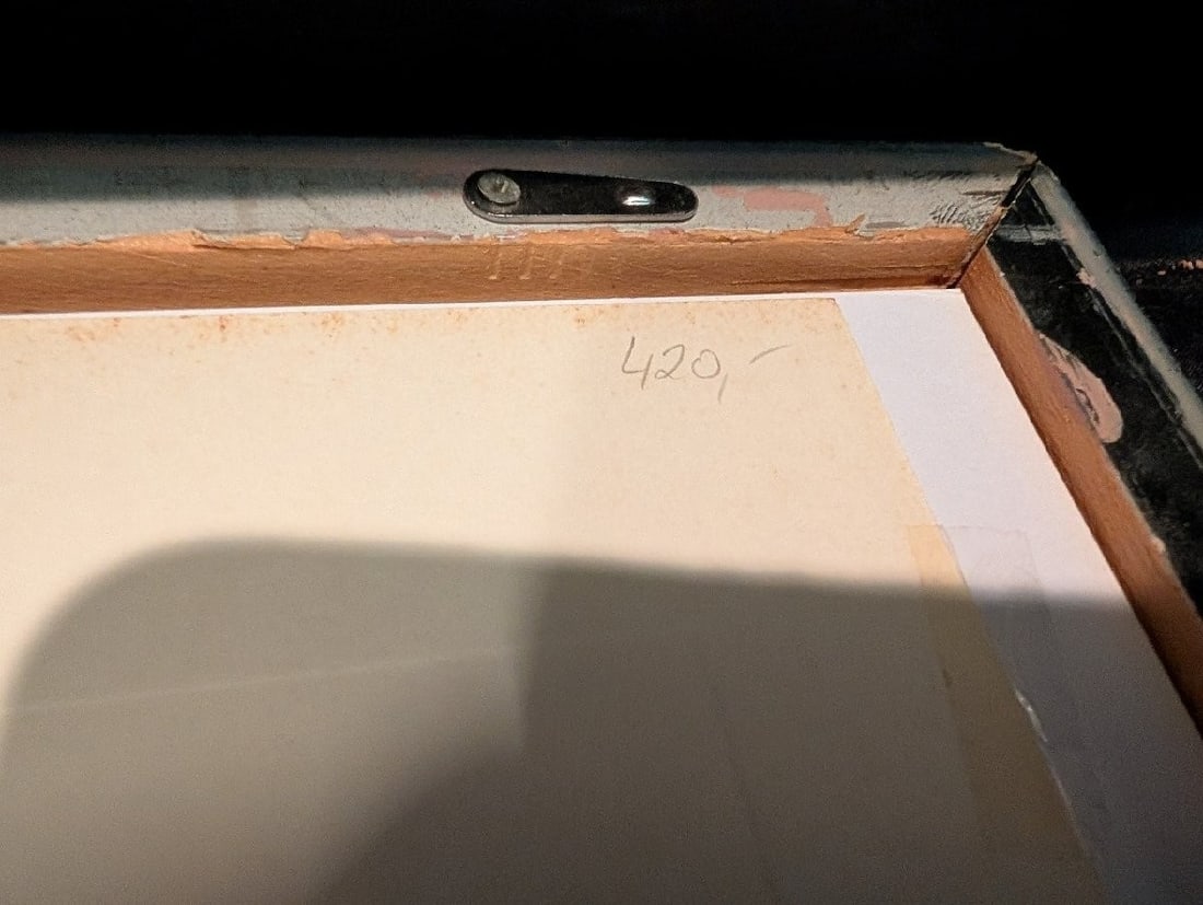 Framed Karel Bene Dva Klauni Clown Lithograph Signed Czech Art - 7