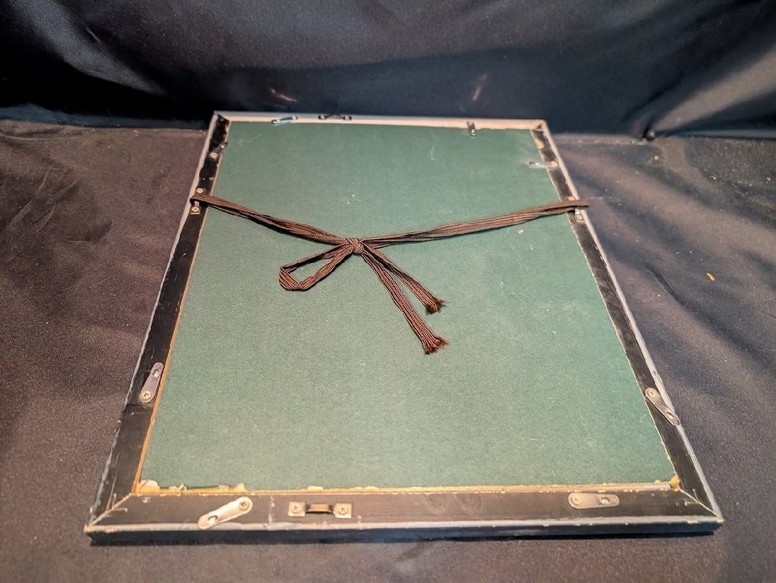 Framed Karel Bene Dva Klauni Clown Lithograph Signed Czech Art - 9