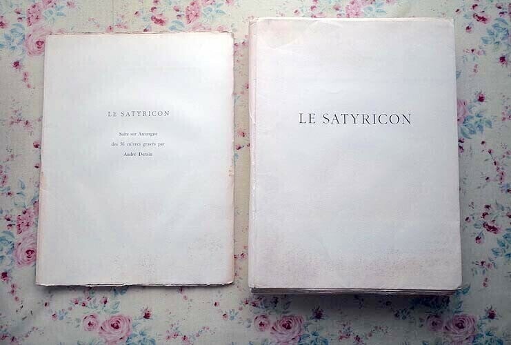 Rare Le Satyricon illustrated by Andre Derain 1951 Ancient Rome Novel Book - 3