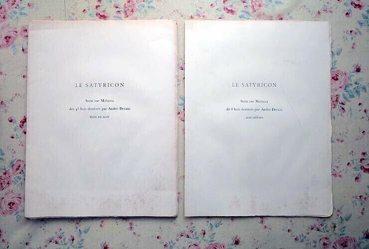 Rare Le Satyricon illustrated by Andre Derain 1951 Ancient Rome Novel Book - 4