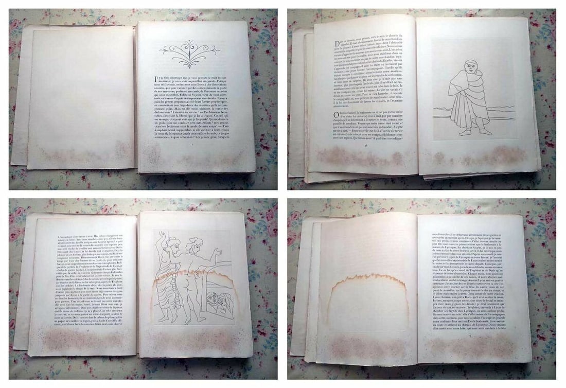 Rare Le Satyricon illustrated by Andre Derain 1951 Ancient Rome Novel Book - 6