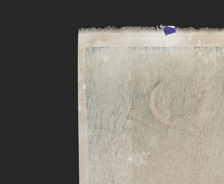 Vintage Koson Ohara Japanese Woodblock Print Shoson Meiji Ukiyo-e Heron Bird - 7