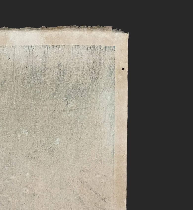 Vintage Koson Ohara Japanese Woodblock Print Shoson Meiji Ukiyo-e Heron Bird - 8