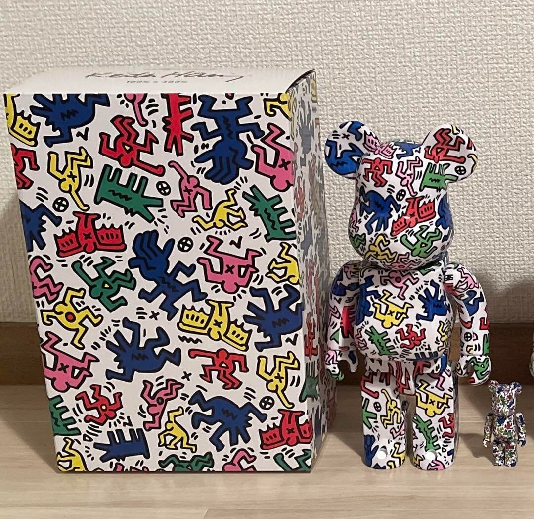 400% Bearbrick BE@RBRICK Keith Haring KEITHHARING 100% - 3