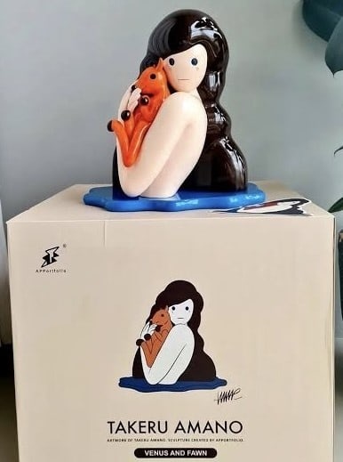 piece Takeru Amano Venus and Fawn 2022 Limited to 220 pieces worldwide Art 3D - 3