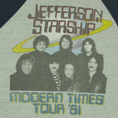 Shirt 1981 Jefferson Starship Modern Times Tour Jersey - 4