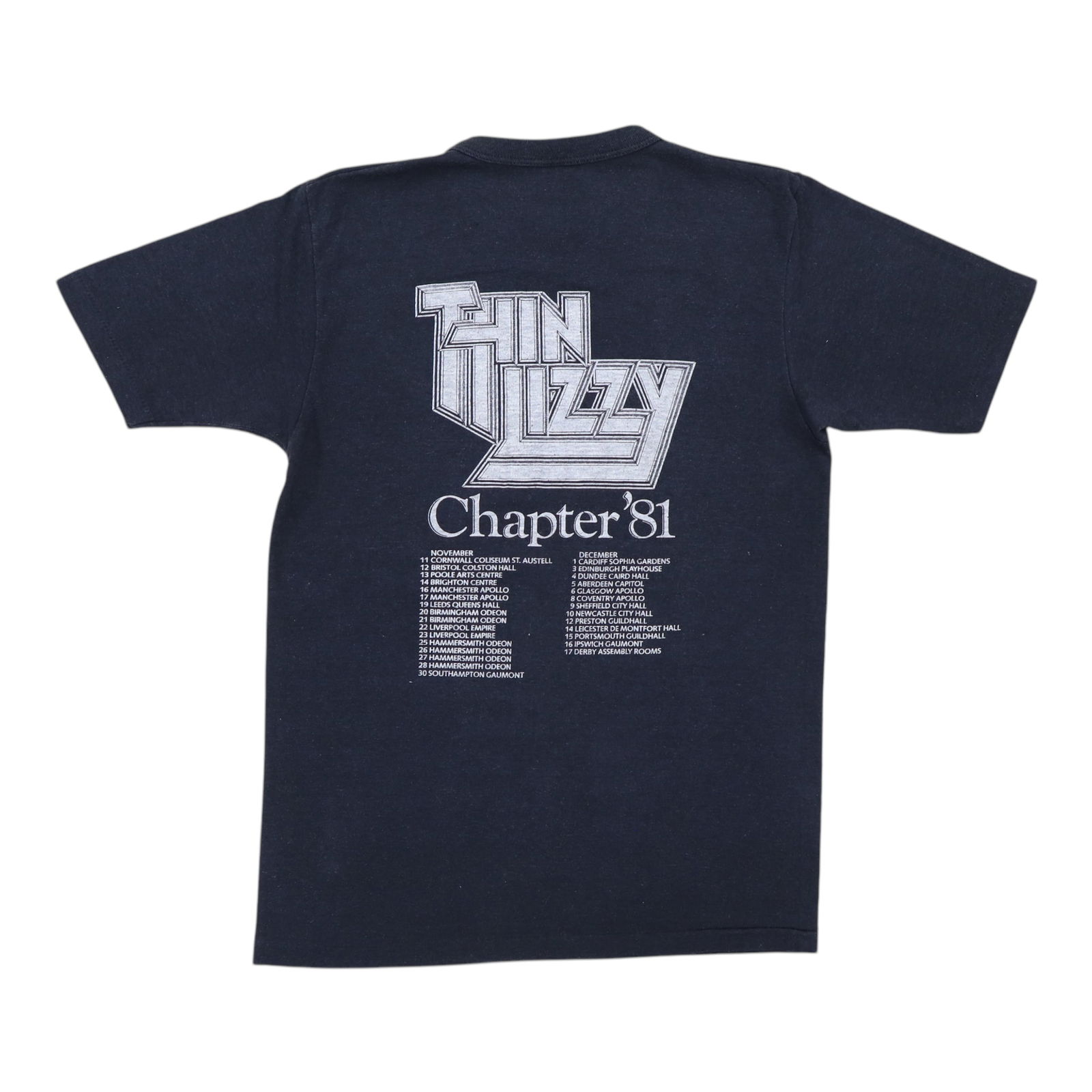 Shirt 1981 Thin Lizzy Renegade Tour - 2