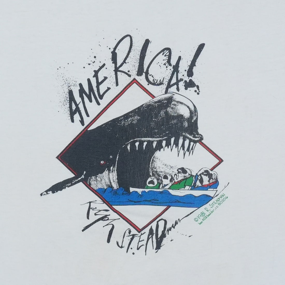 Shirt 1981 Ralph Steadman America - 3
