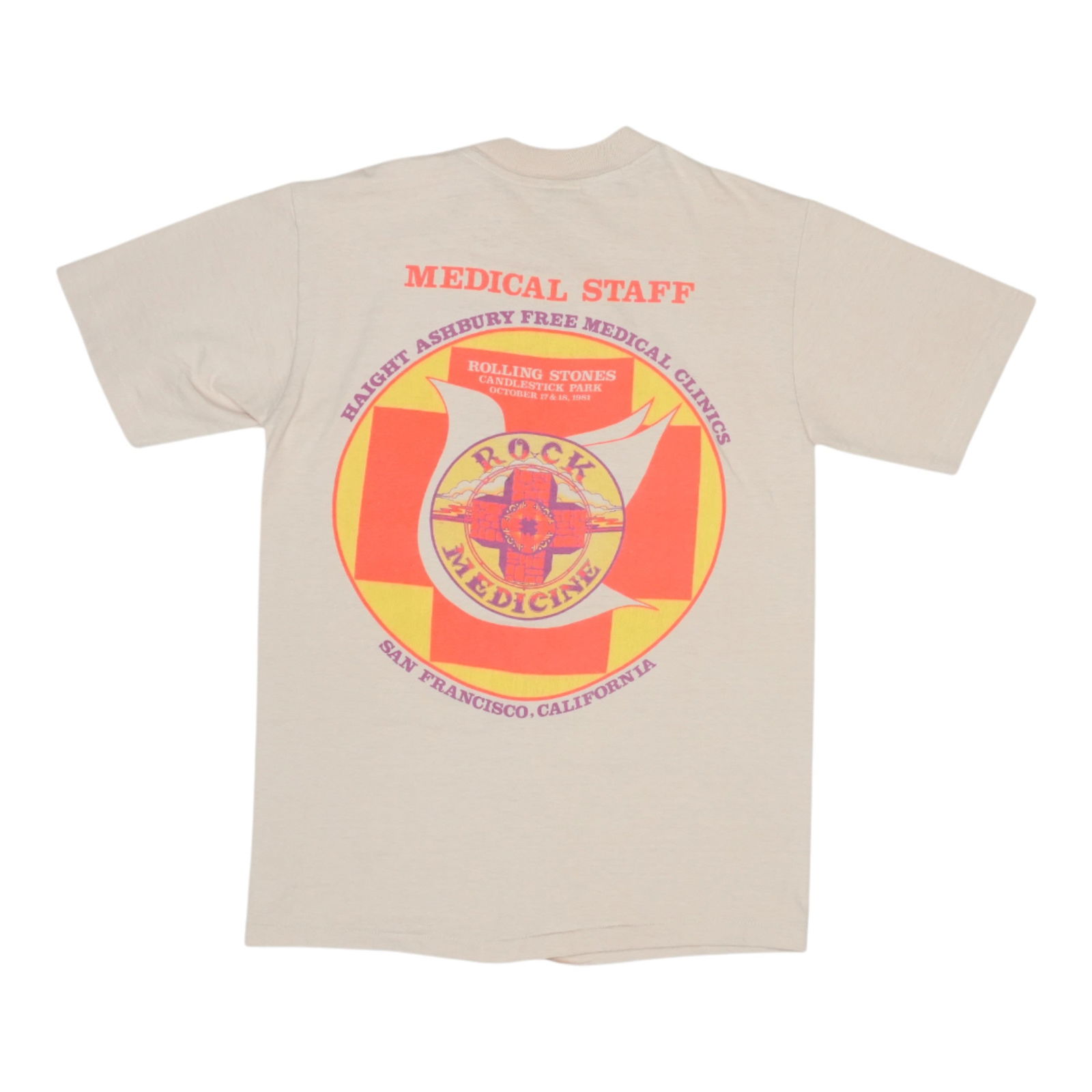 Shirt 1981 Rolling Stones San Francisco Staff Concert - 2