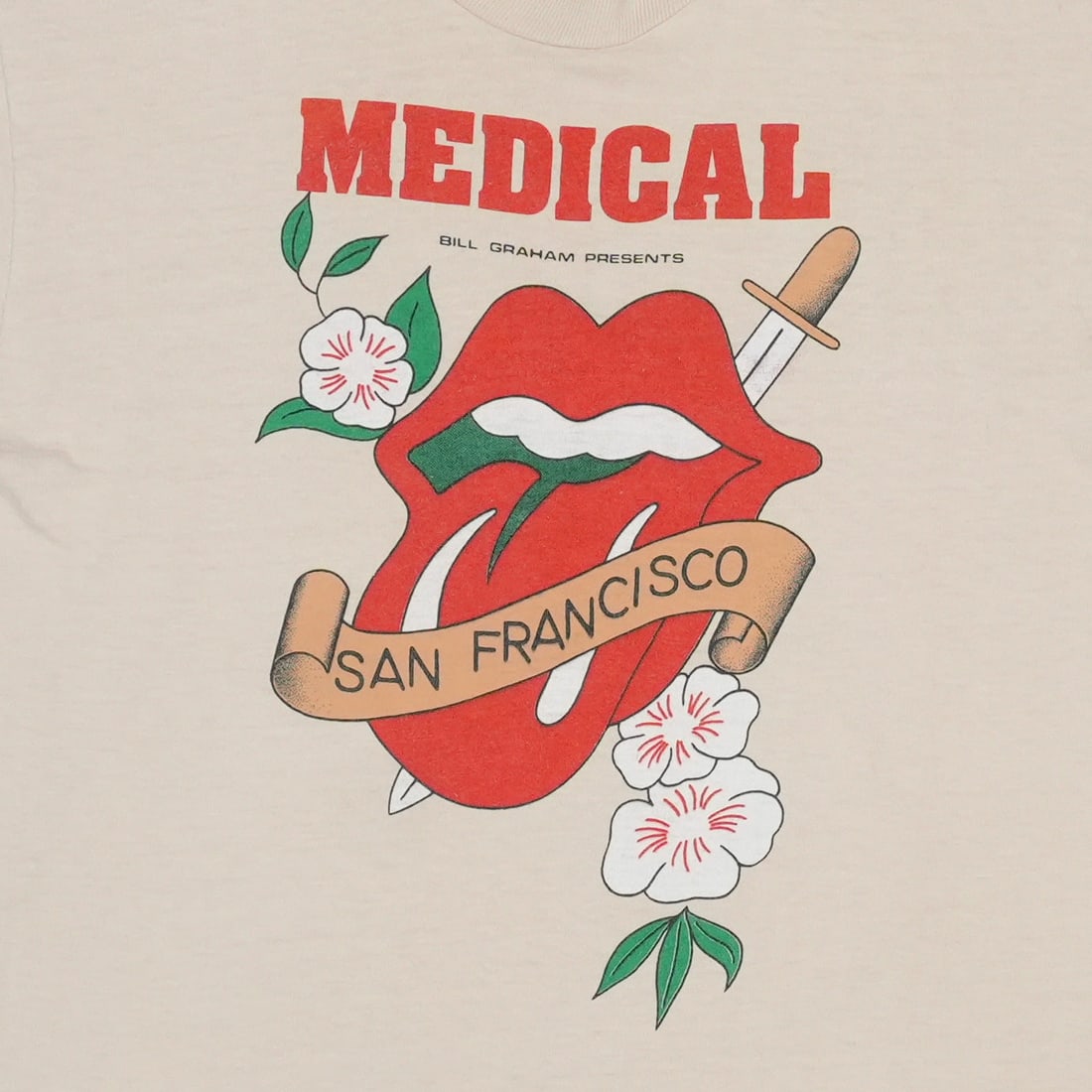 Shirt 1981 Rolling Stones San Francisco Staff Concert - 3