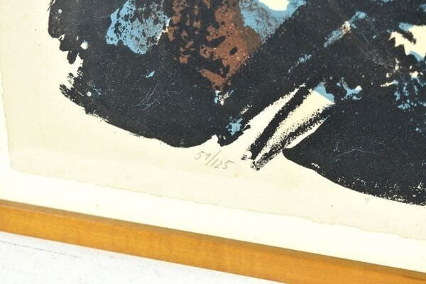 Framed Karel Appel Signed Original Lithograph 1962 Numbered - 8