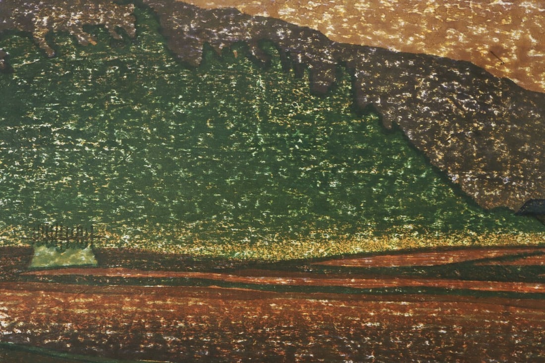 1989 woodblock print "Hitoboshikoro (Around the Fire Point)" - Joshua Rome - 6