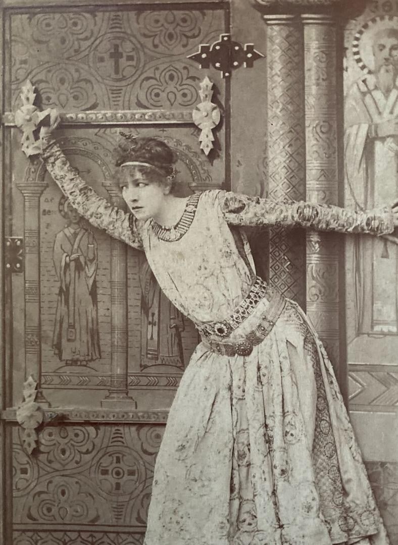 studio Antique Sarah Bernhardt Thodora 64in Portrait Large Photography Nadar - 2