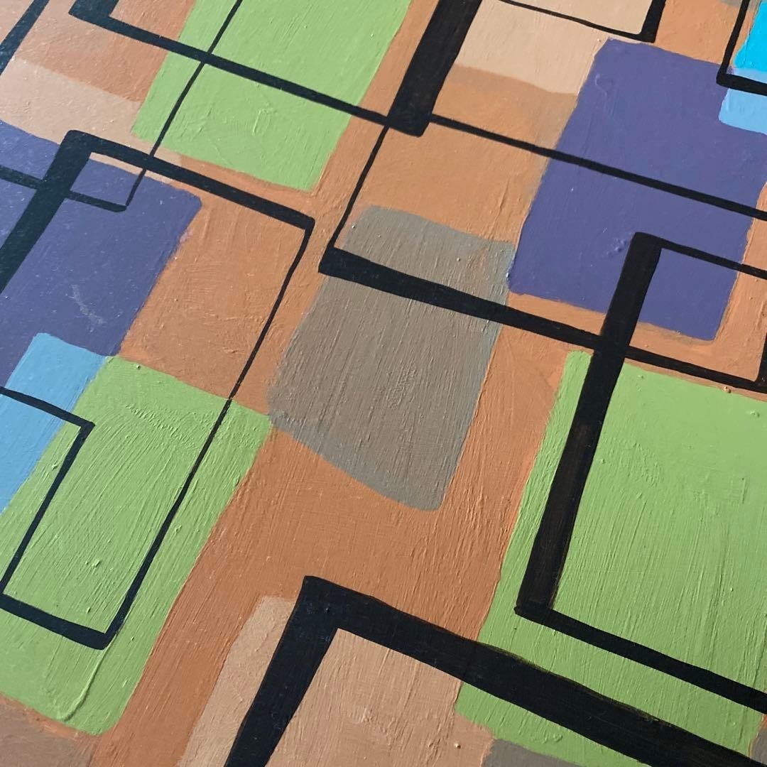 created in 2011 (one of a kind). - Original acrylic painting by James Gilliam - 10