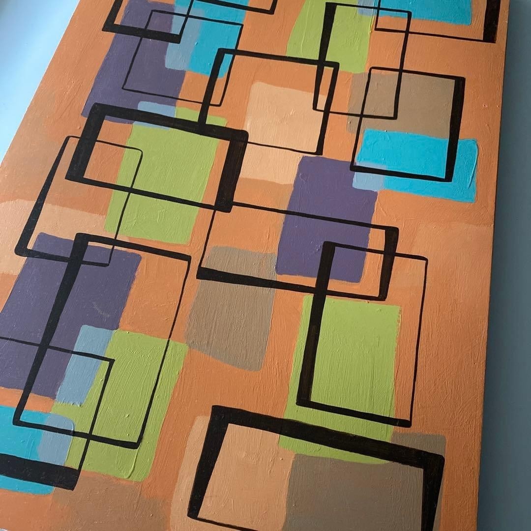 created in 2011 (one of a kind). - Original acrylic painting by James Gilliam - 14