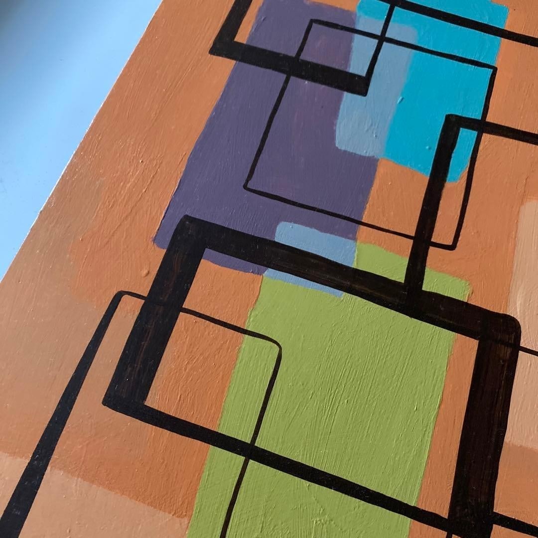 created in 2011 (one of a kind). - Original acrylic painting by James Gilliam - 8