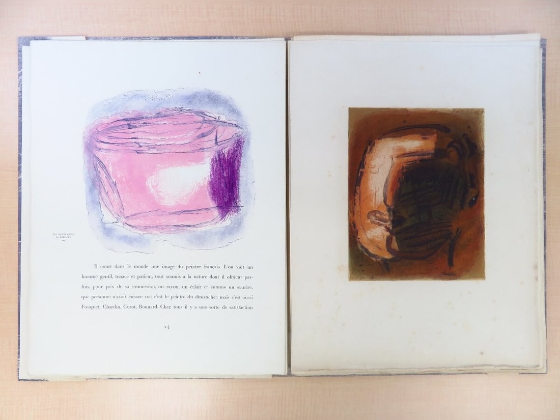 Prints Jean Fautrier "Fautrier l'enrag" 1949 1st Edition Limited 250 Original - 4