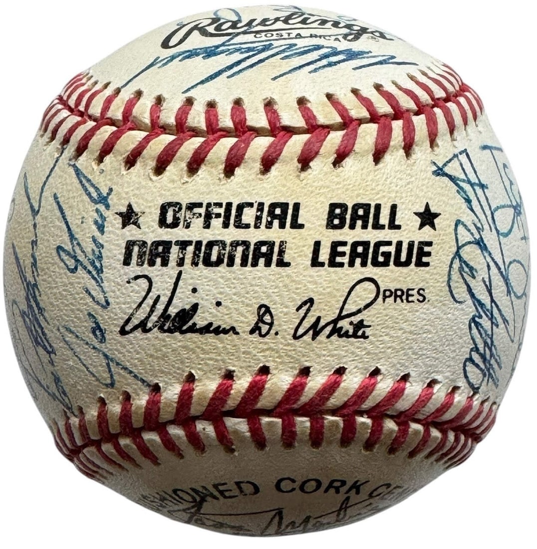 Baseball 1992 Chicago Cubs Autographed Official National League - 6