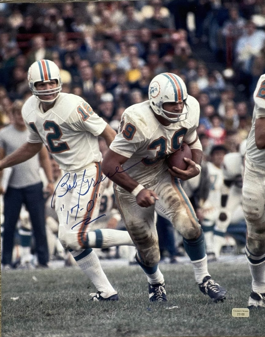 Photo Bob Griese Autographed Dolphins 16x20 Football (1 of 1)